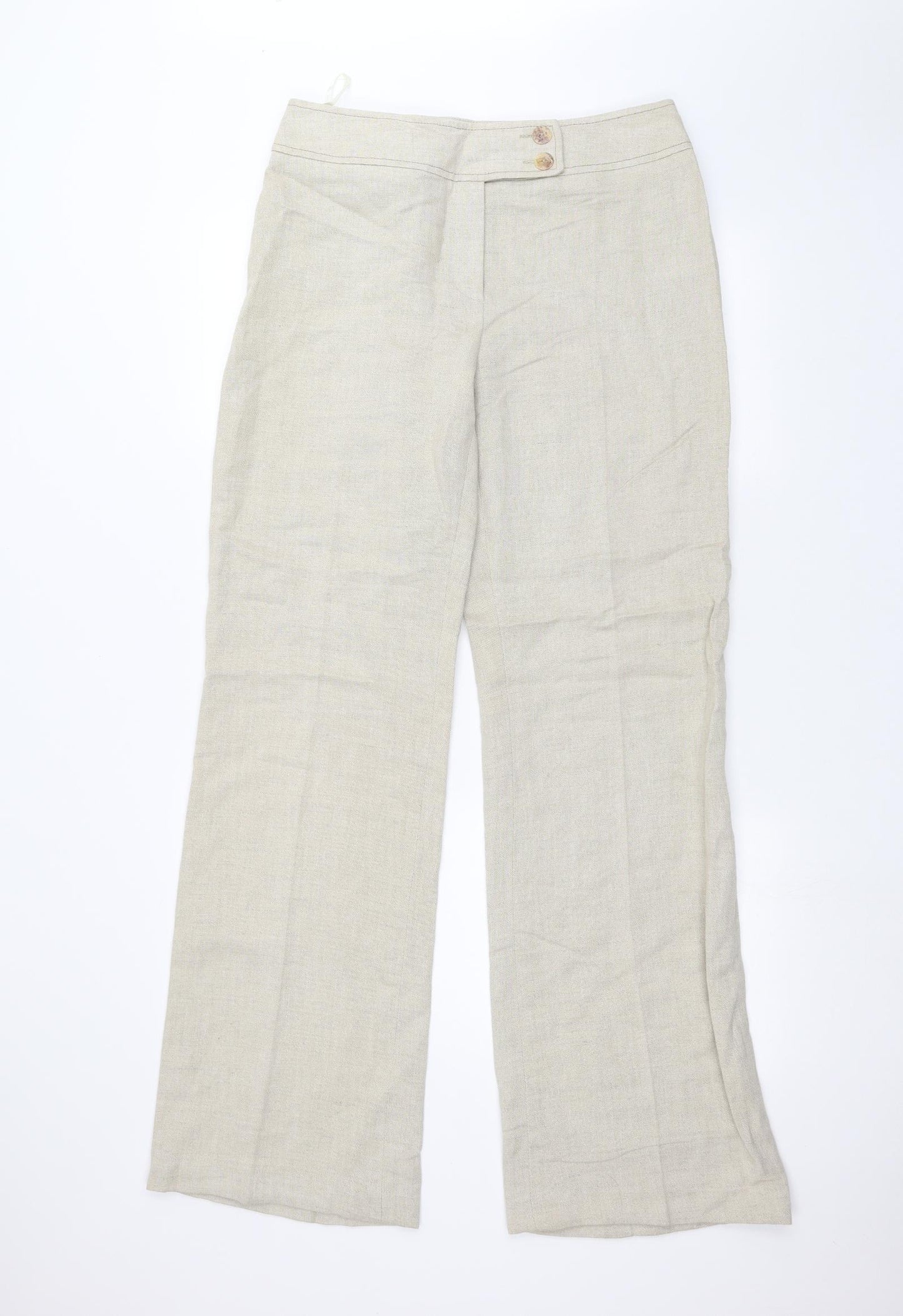 Wallis Womens Beige   Trousers  Size 12 L30 in