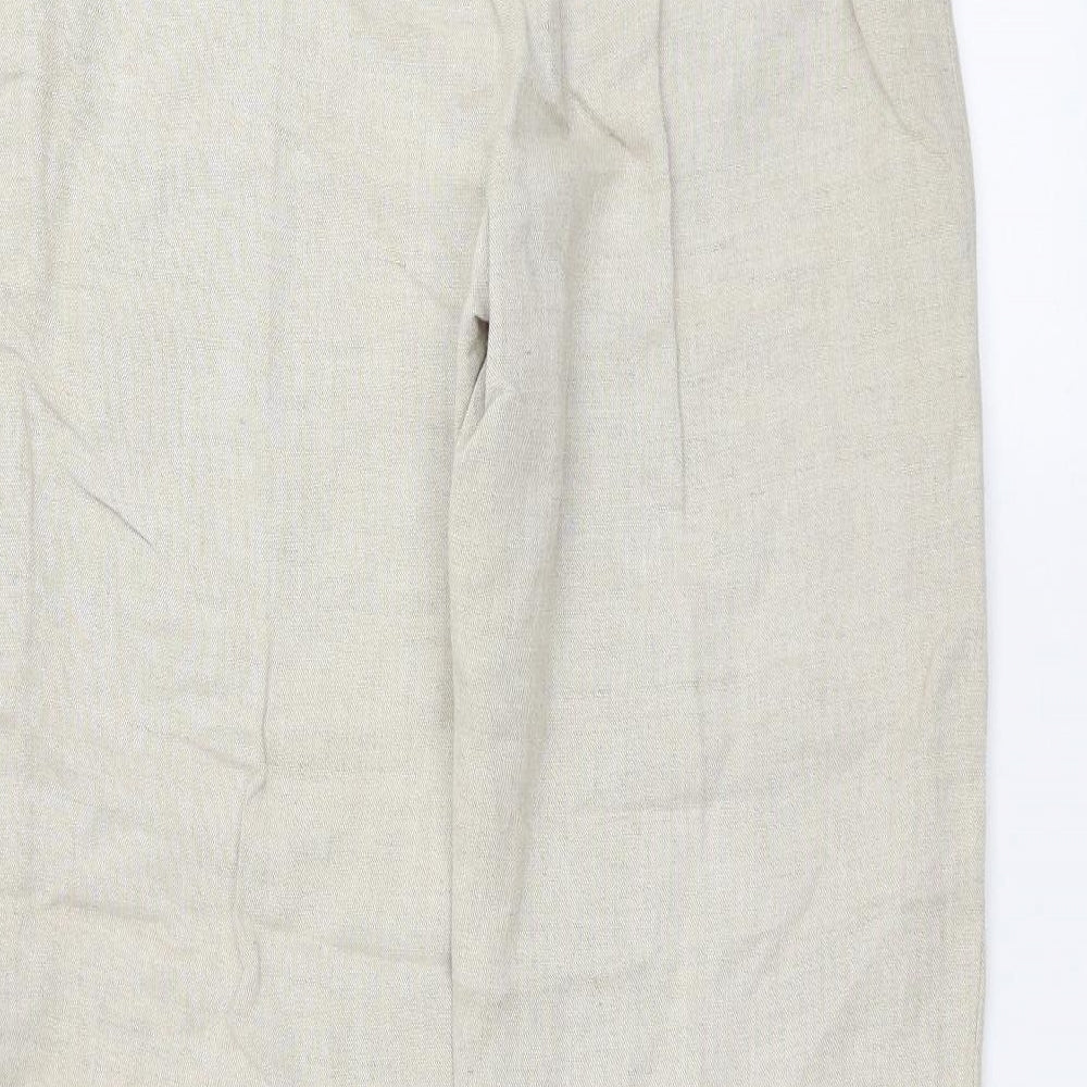 Wallis Womens Beige   Trousers  Size 12 L30 in