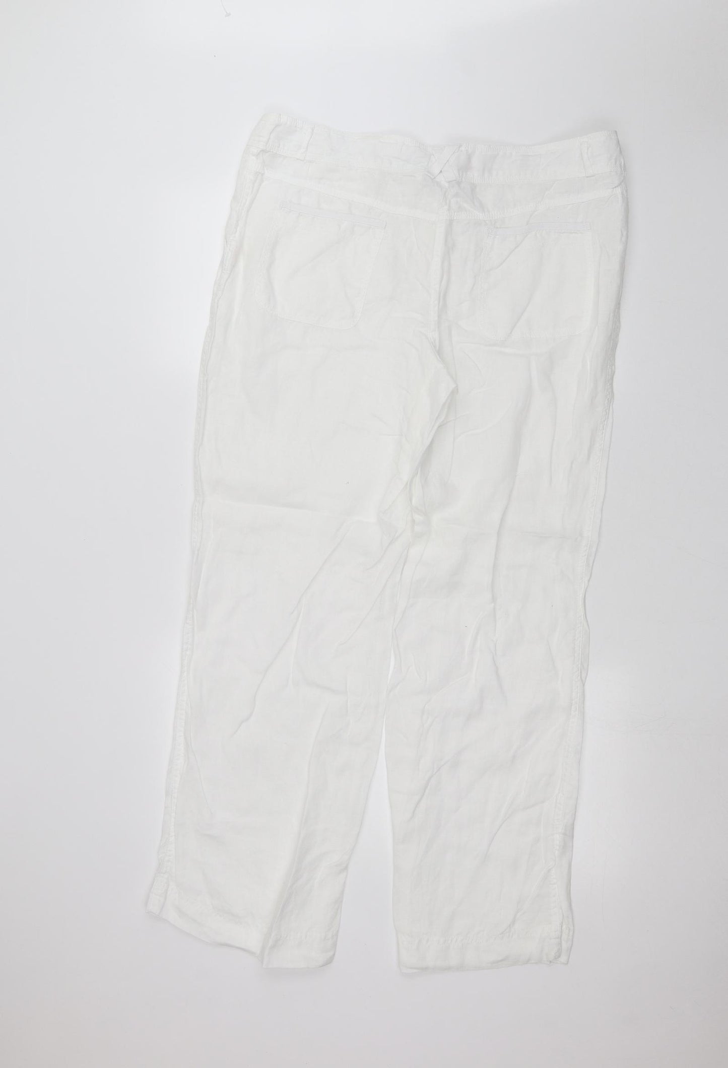 Atmosphere Womens White   Trousers  Size 16 L27 in