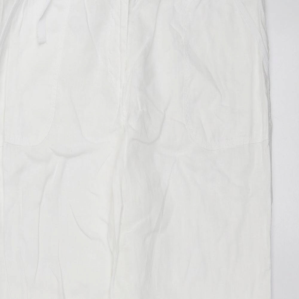 Atmosphere Womens White   Trousers  Size 16 L27 in
