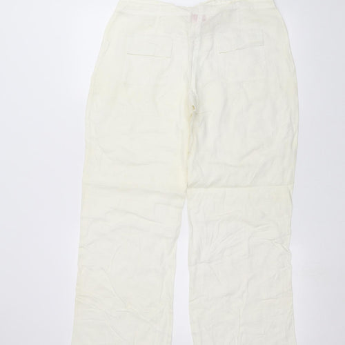 NEWORLD Womens White   Trousers  Size L L28 in
