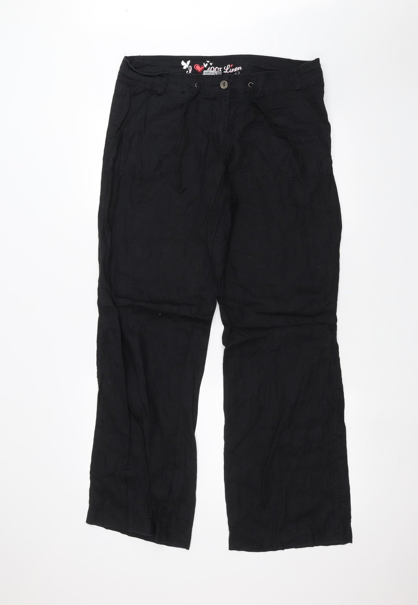 Atmosphere Womens Black   Trousers  Size 14 L29 in