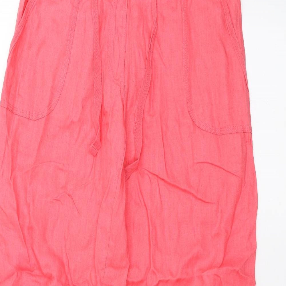 Atmosphere Womens Pink   Trousers  Size 10 L27 in