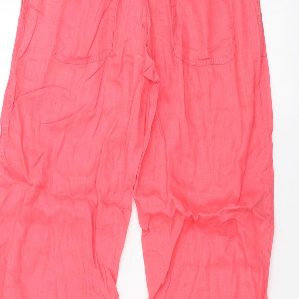 Atmosphere Womens Pink   Trousers  Size 10 L27 in