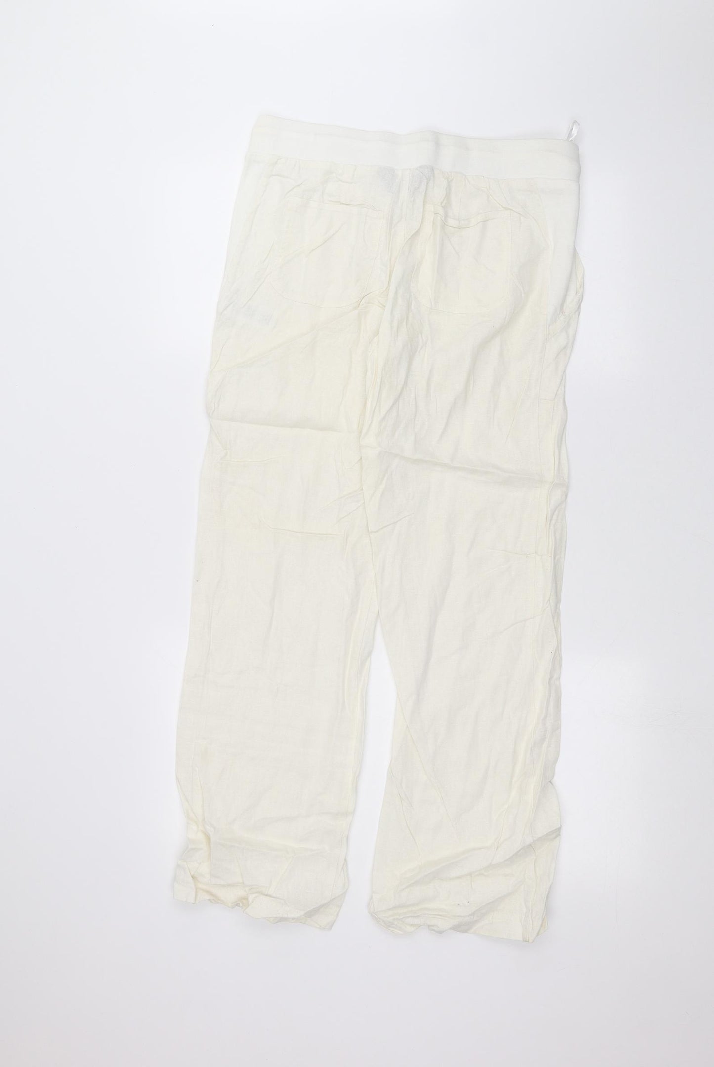 Mothercare Womens White   Trousers  Size 12 L26 in