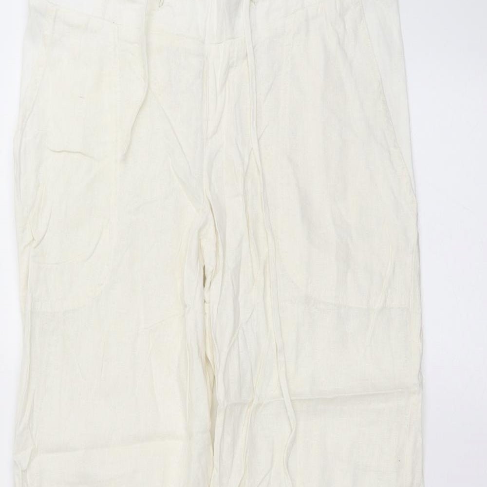 Mothercare Womens White   Trousers  Size 12 L26 in