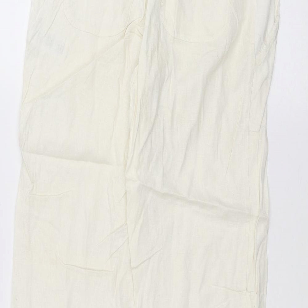 Mothercare Womens White   Trousers  Size 12 L26 in