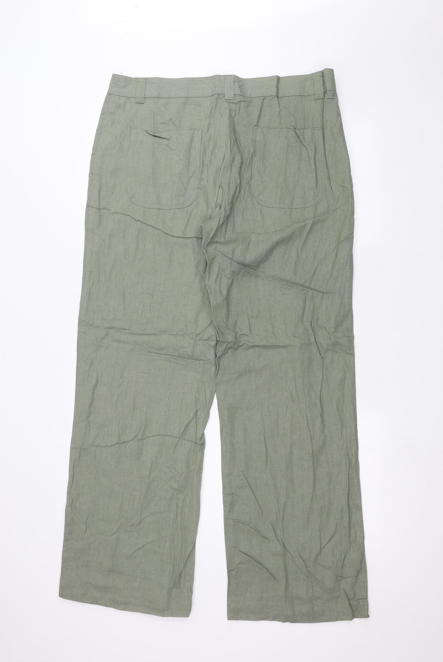 EthelAustin Womens Green   Trousers  Size 16 L29 in