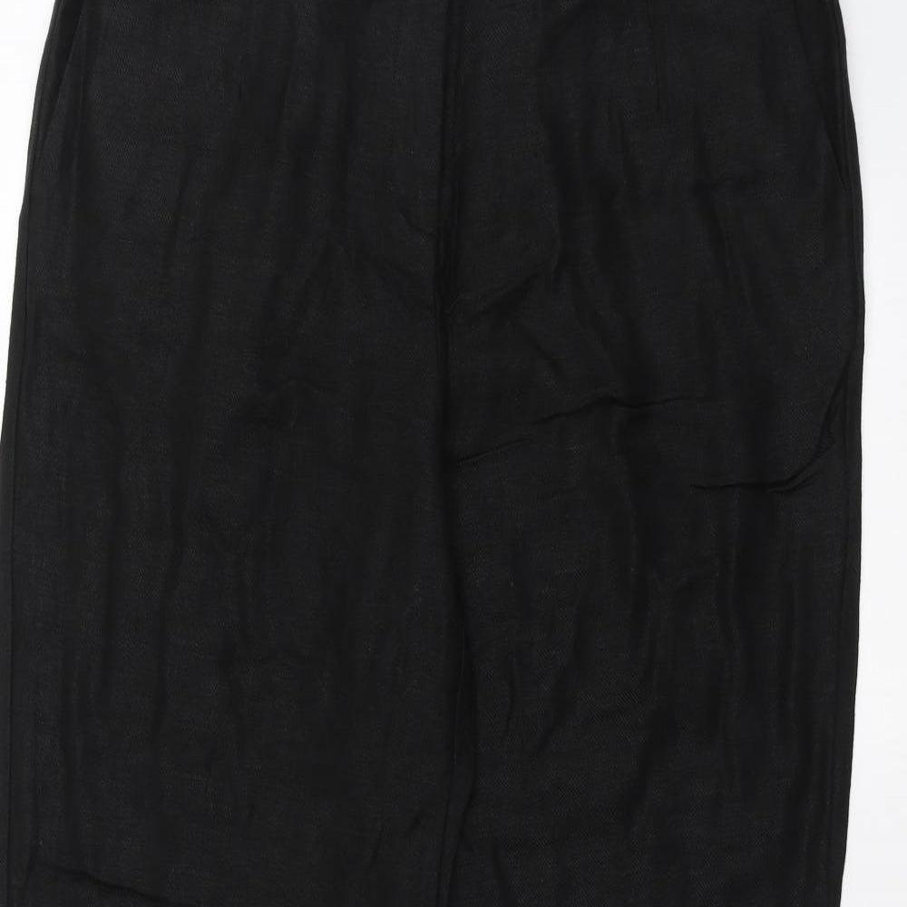 NEXT Womens Black   Trousers  Size 16 L28 in