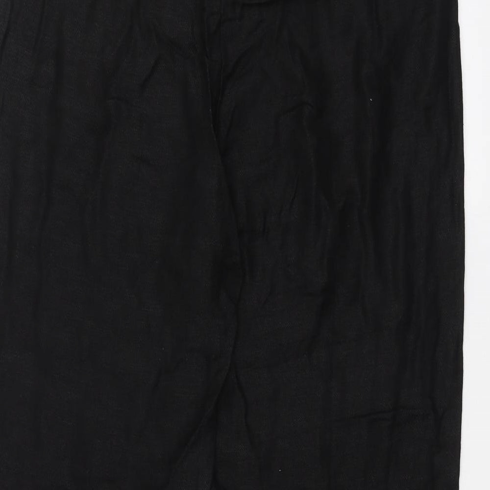 NEXT Womens Black   Trousers  Size 16 L28 in