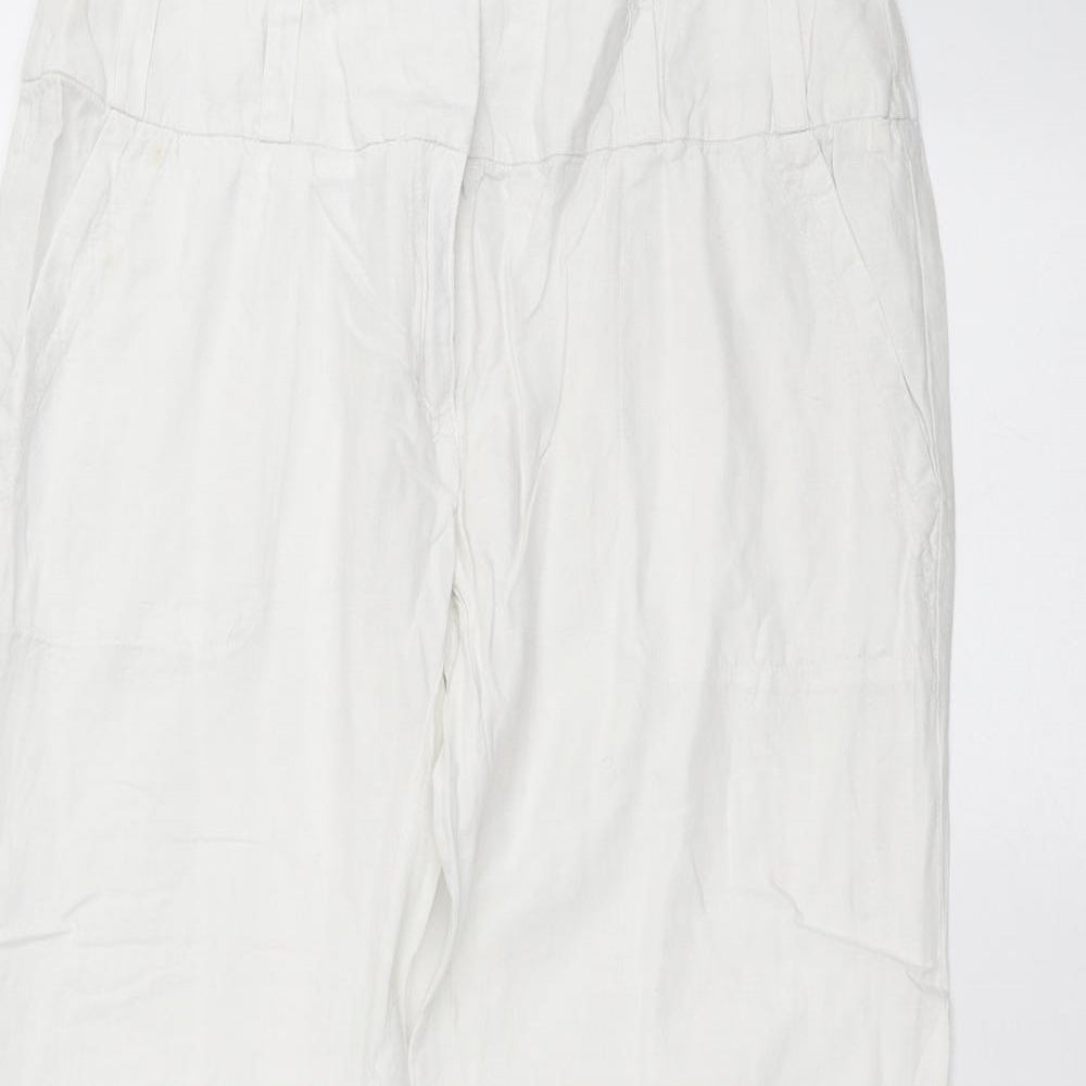 Bay Womens White   Trousers  Size 12 L26 in