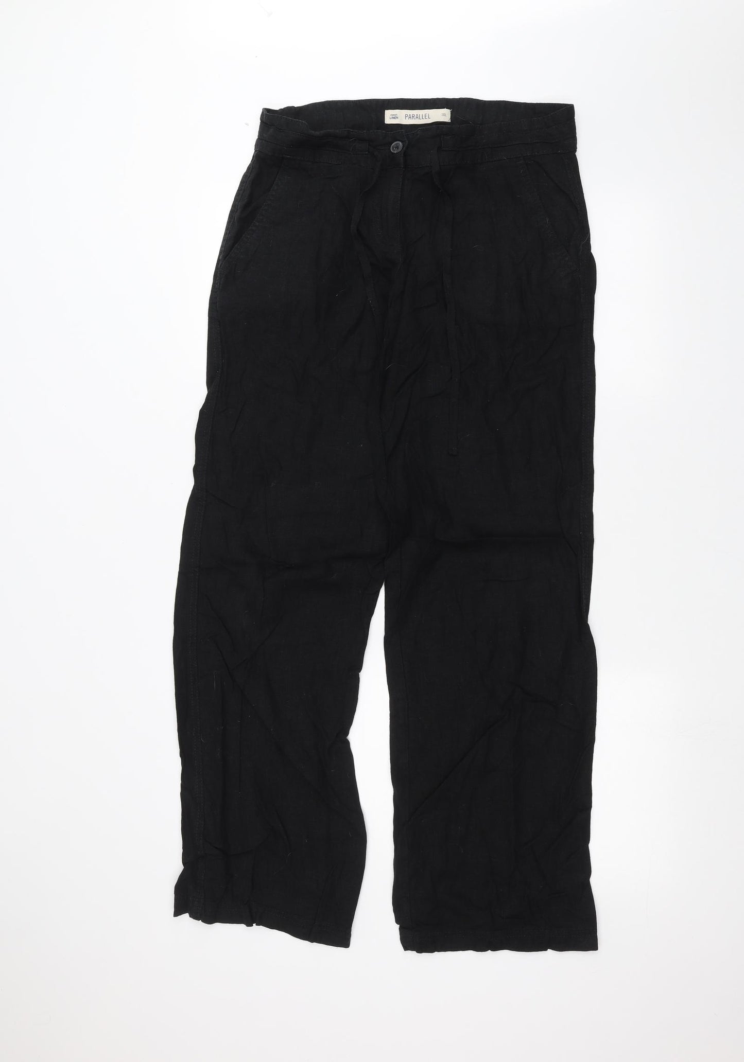 NEXT Womens Black   Trousers  Size 10 L29 in
