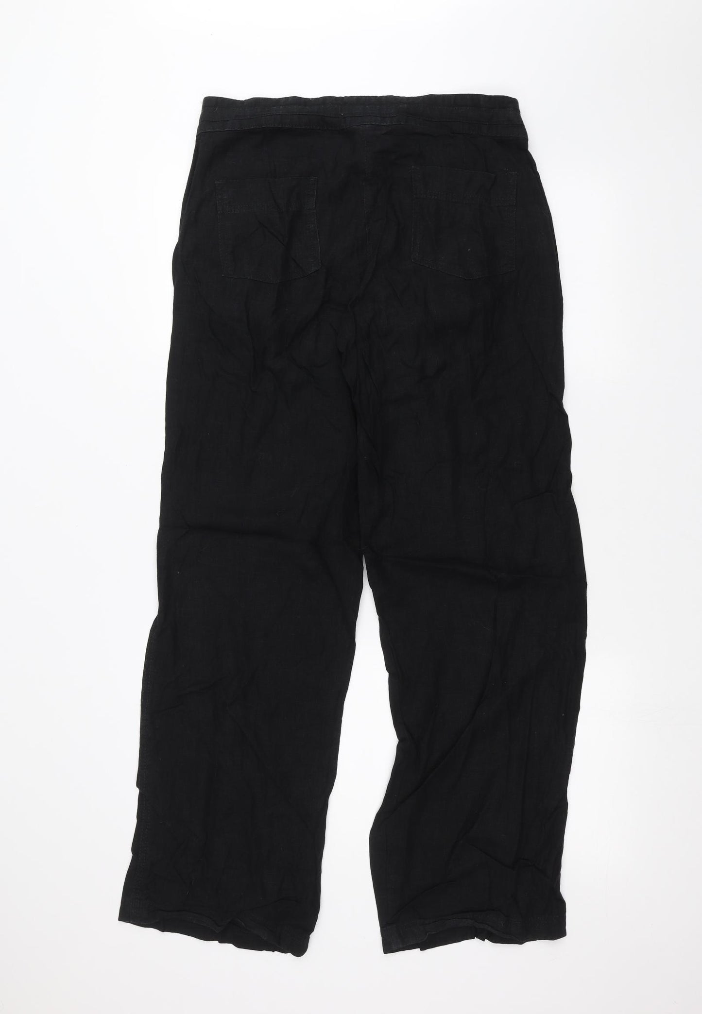 NEXT Womens Black   Trousers  Size 10 L29 in