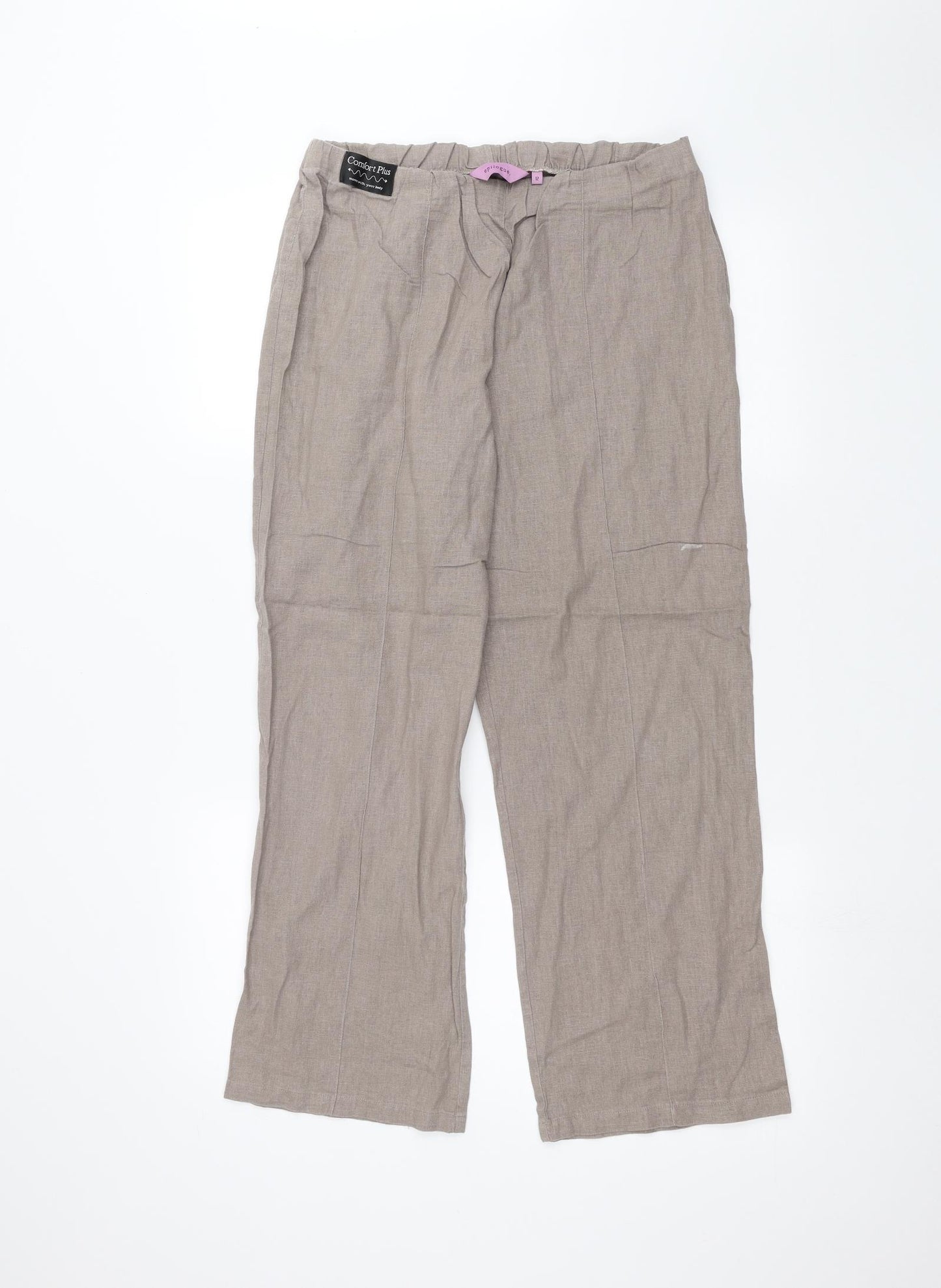 Epilogue Womens Brown   Trousers  Size 12 L26 in