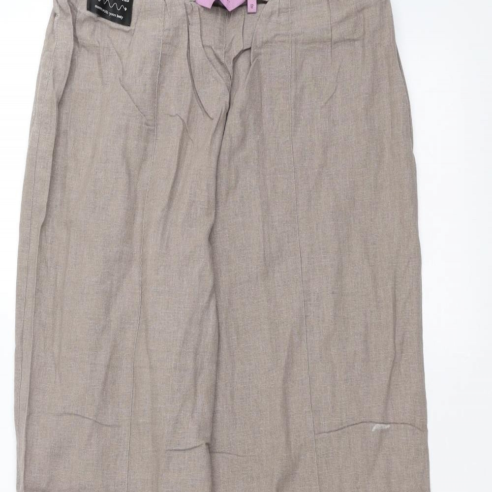 Epilogue Womens Brown   Trousers  Size 12 L26 in