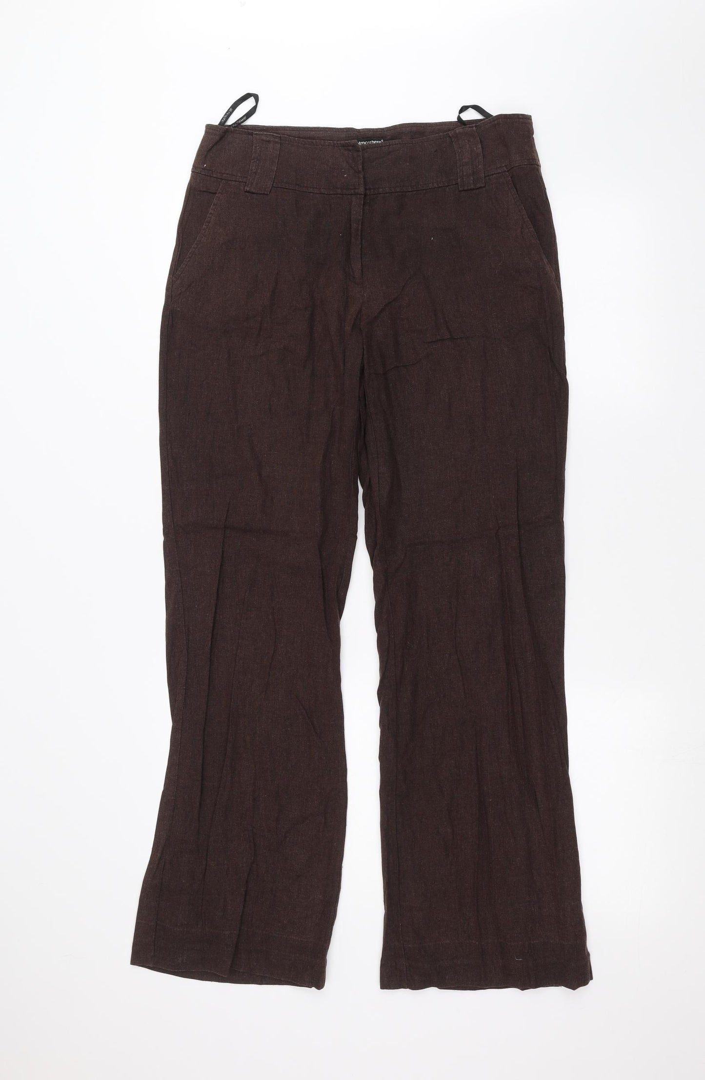 Atmosphere Womens Brown   Trousers  Size 12 L28 in