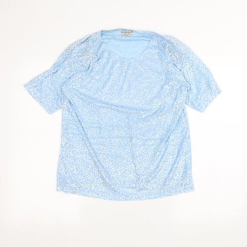 Blind Date Womens Blue   Basic T-Shirt Size L