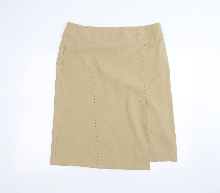 George Womens Brown A-Line Skirt Size 16