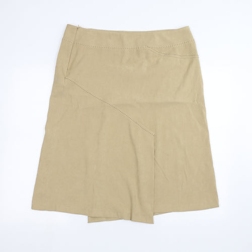 George Womens Brown   A-Line Skirt Size 16