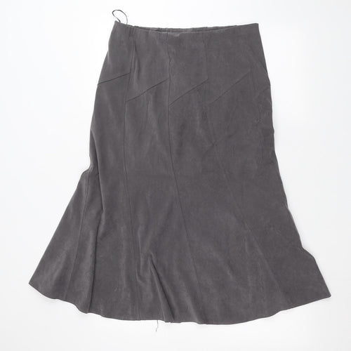 Bonmarché Womens Grey   A-Line Skirt Size 12