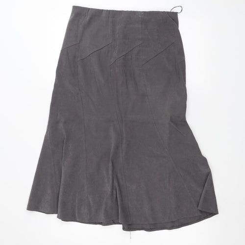Bonmarché Womens Grey   A-Line Skirt Size 12