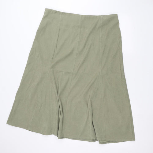 Bonmarché Womens Green   A-Line Skirt Size 18