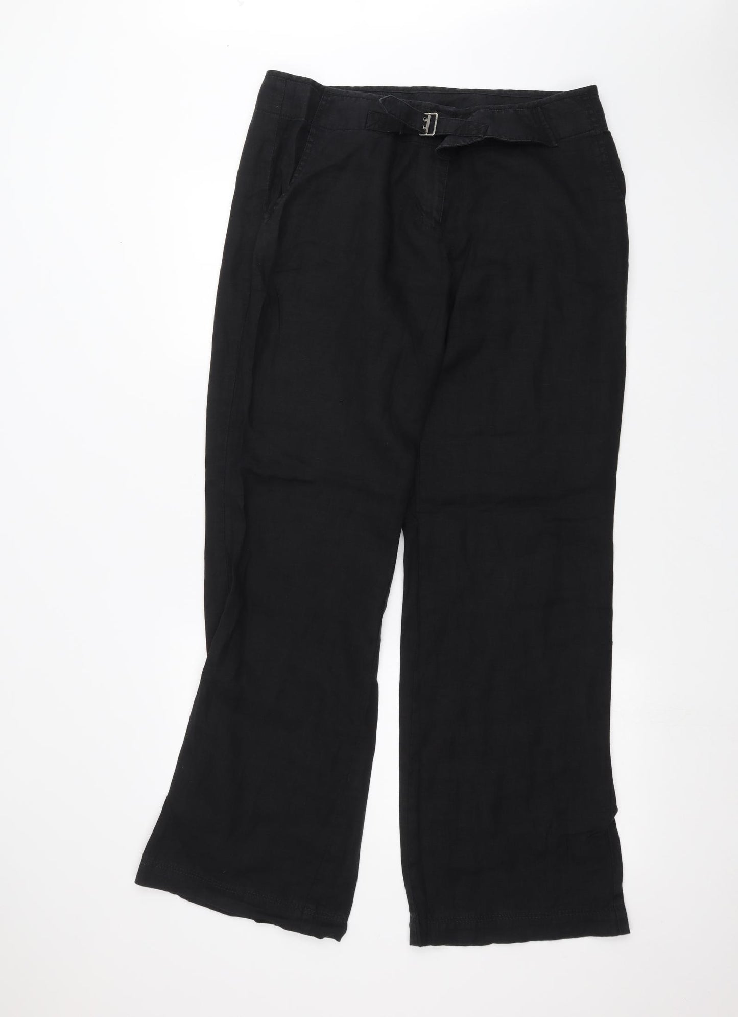 Marks and Spencer Womens Black   Trousers  Size 12 L30 in
