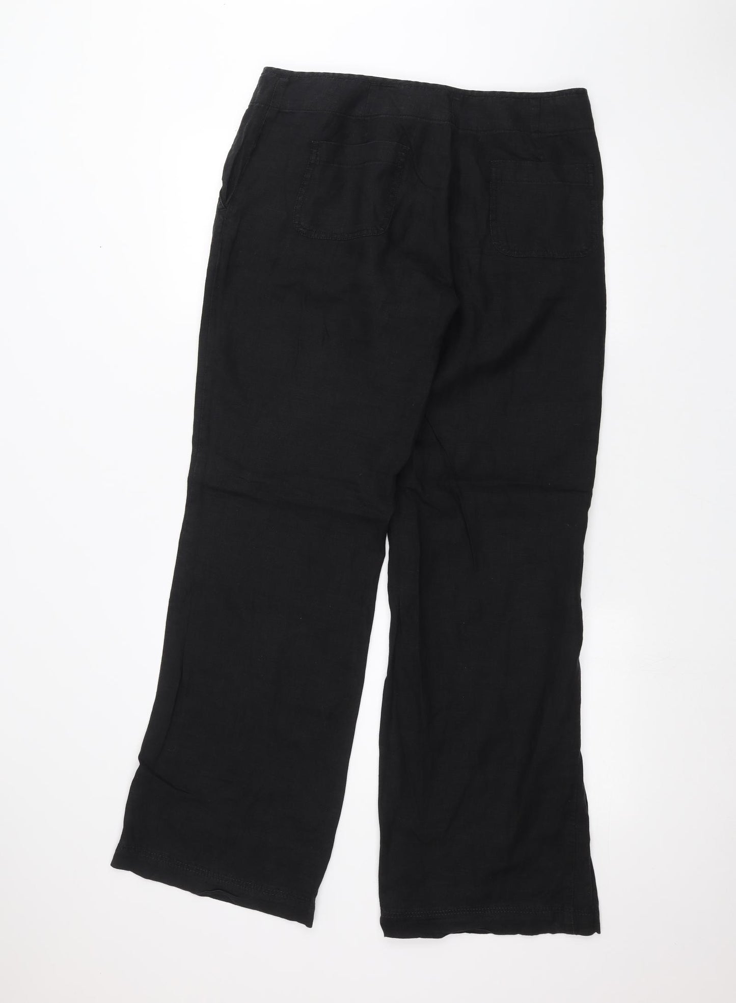 Marks and Spencer Womens Black   Trousers  Size 12 L30 in