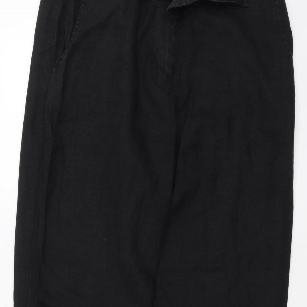 Marks and Spencer Womens Black   Trousers  Size 12 L30 in