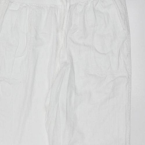 George Womens White   Trousers  Size 18 L28 in