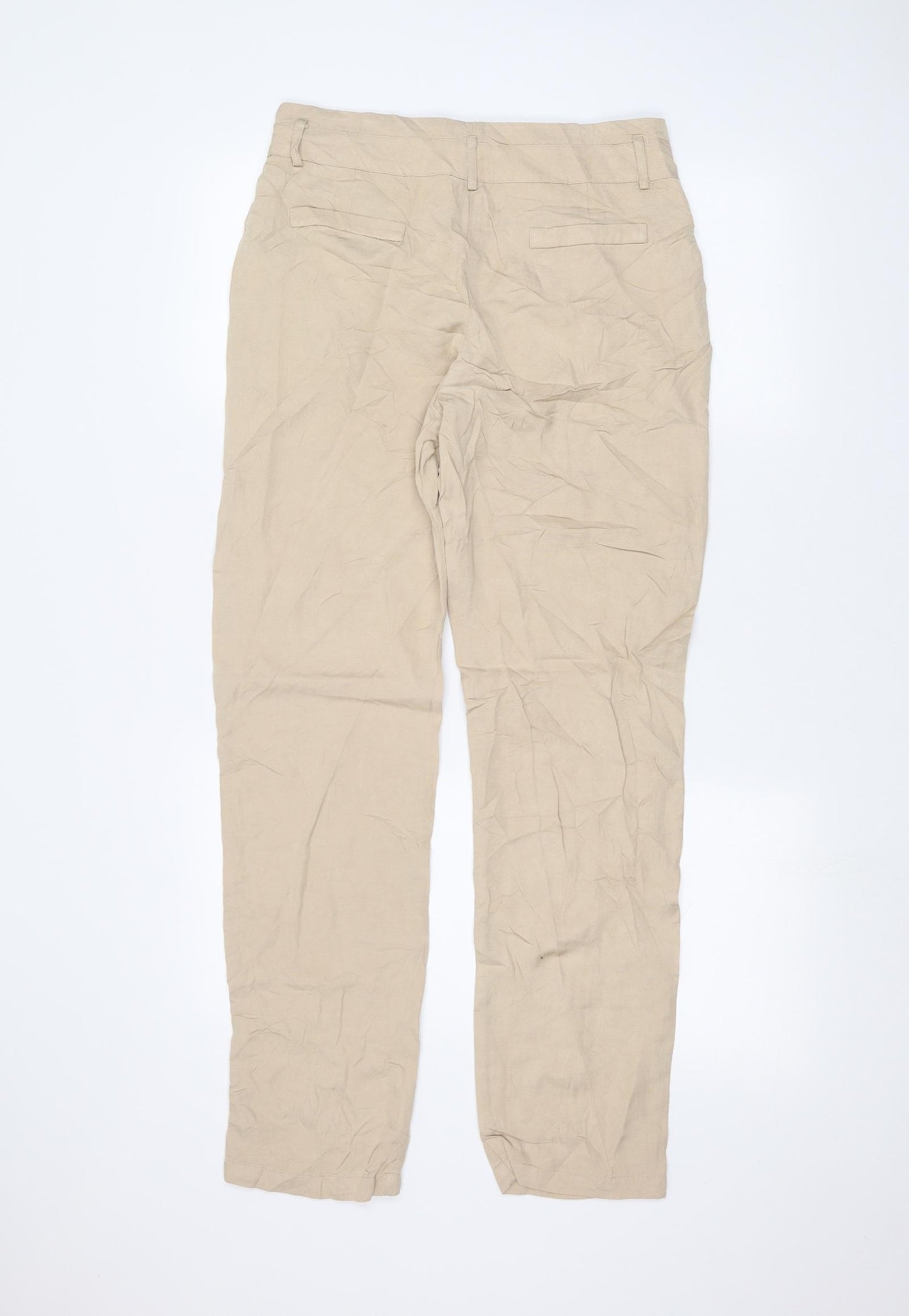 sunko Womens Brown   Trousers  Size 12 L28 in