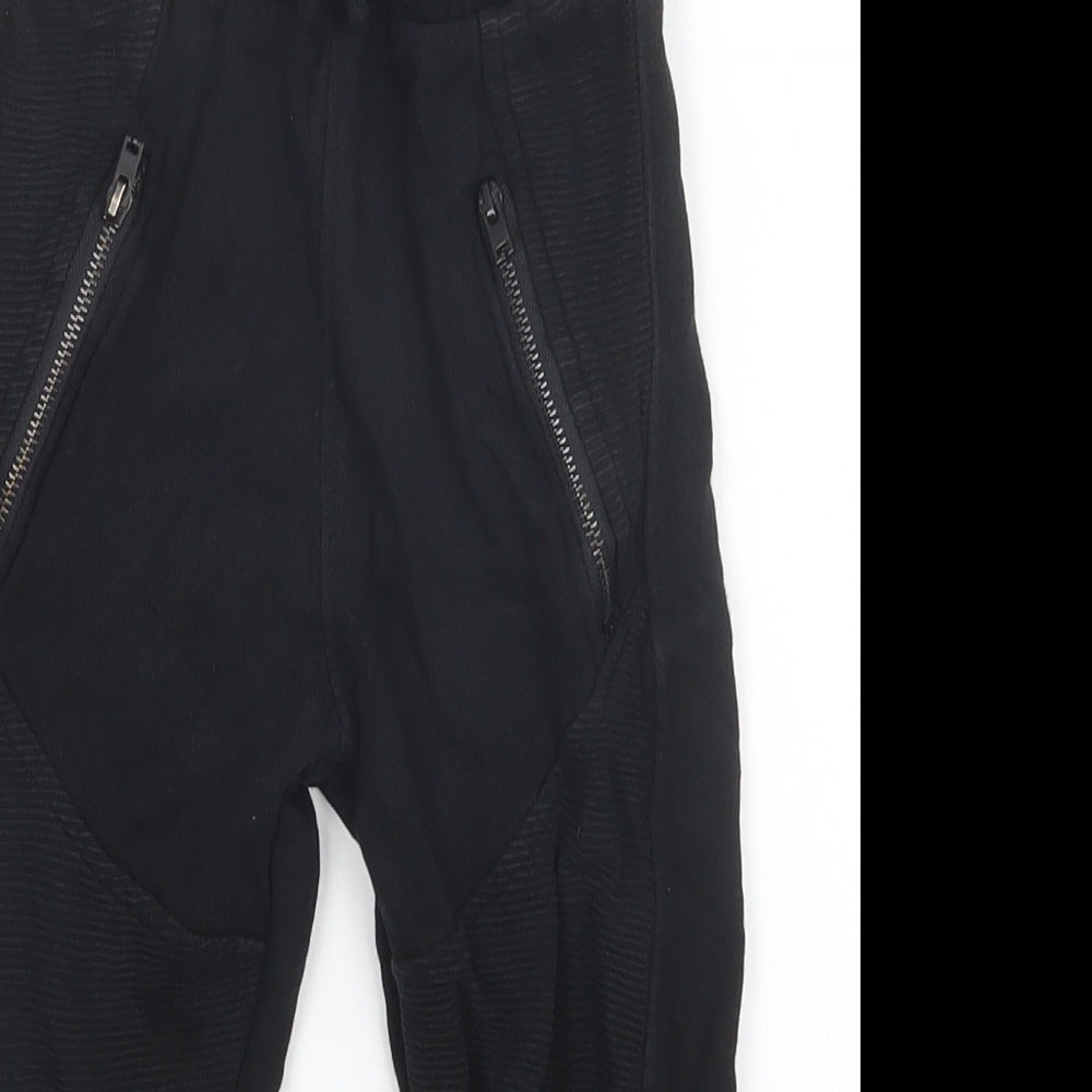 Zara Boys Black   Jogger Trousers Size 3-4 Years