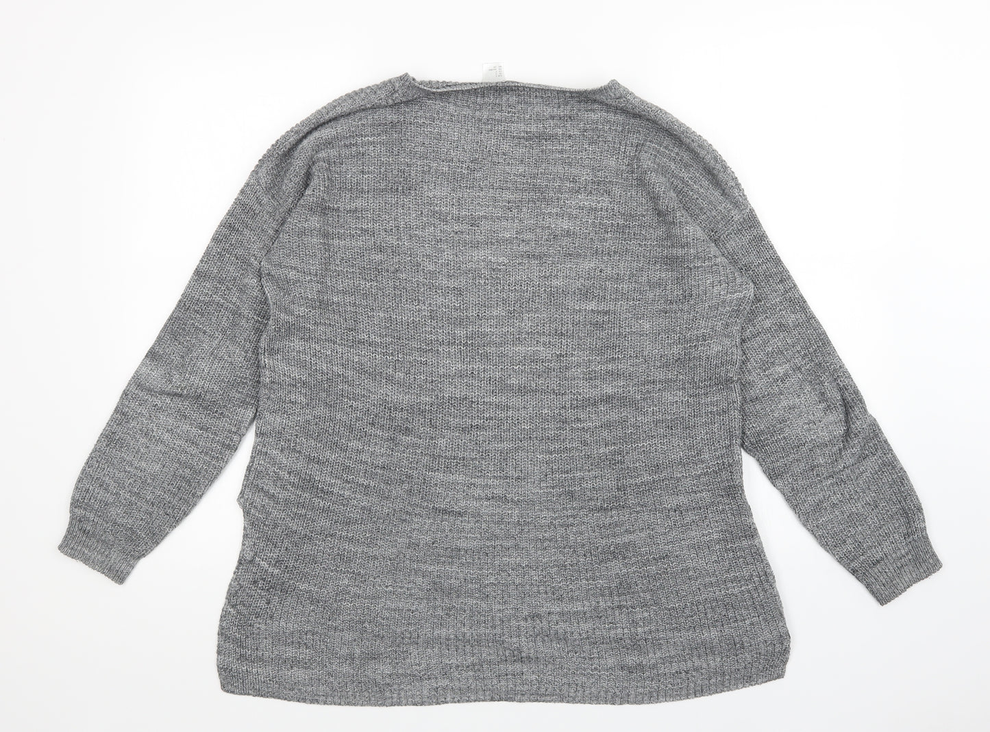 Divided Womens Grey   Pullover Jumper Size S
