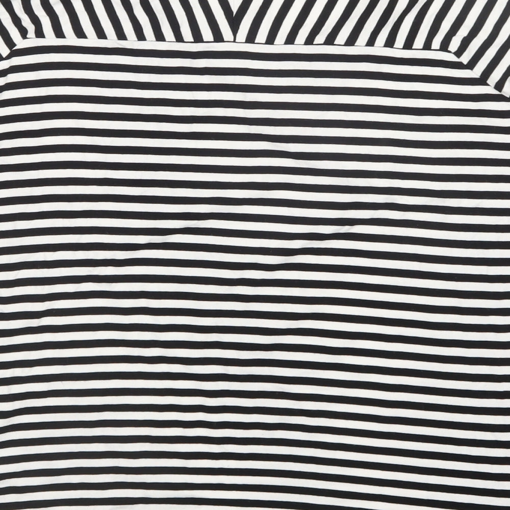 Jaeger Womens Multicoloured Striped  Basic T-Shirt Size XL