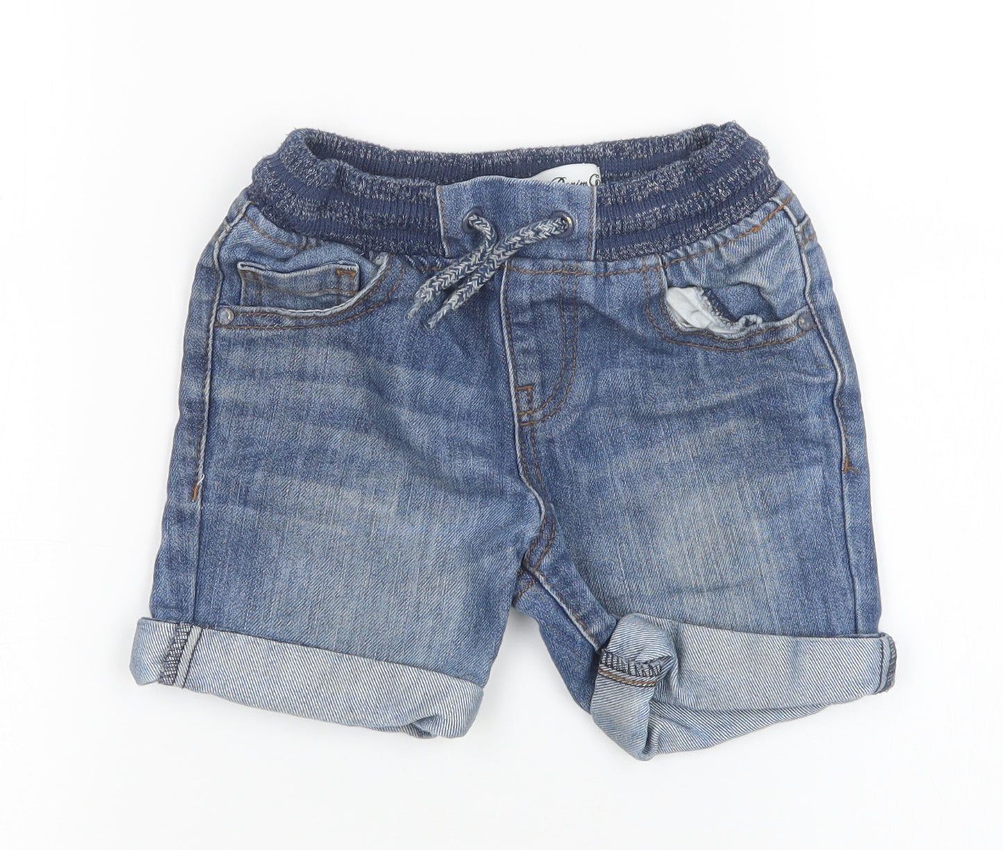 denim co Boys Blue  Denim Utility Shorts Size 3-4 Years