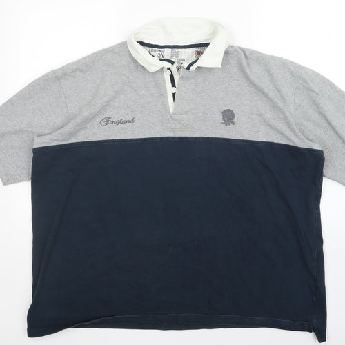 Cotton Traders Mens Multicoloured Colourblock   Polo Size 3XL