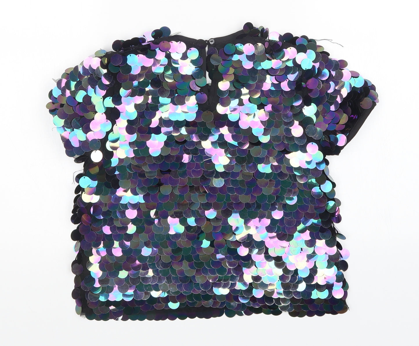 Primark Girls Black   Basic T-Shirt Size 8-9 Years