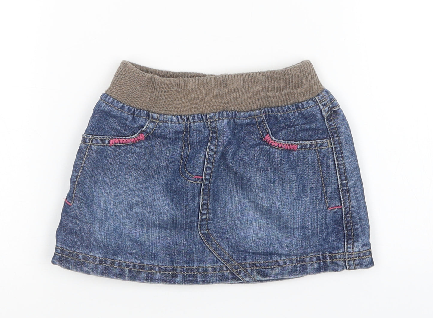 F&F Girls Blue   A-Line Skirt Size 18-24 Months