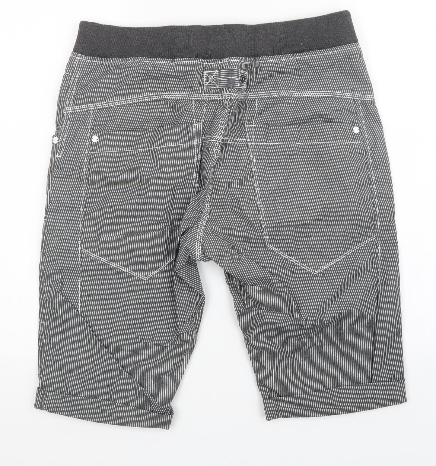 NEXT Mens Multicoloured Striped  Cargo Shorts Size 32