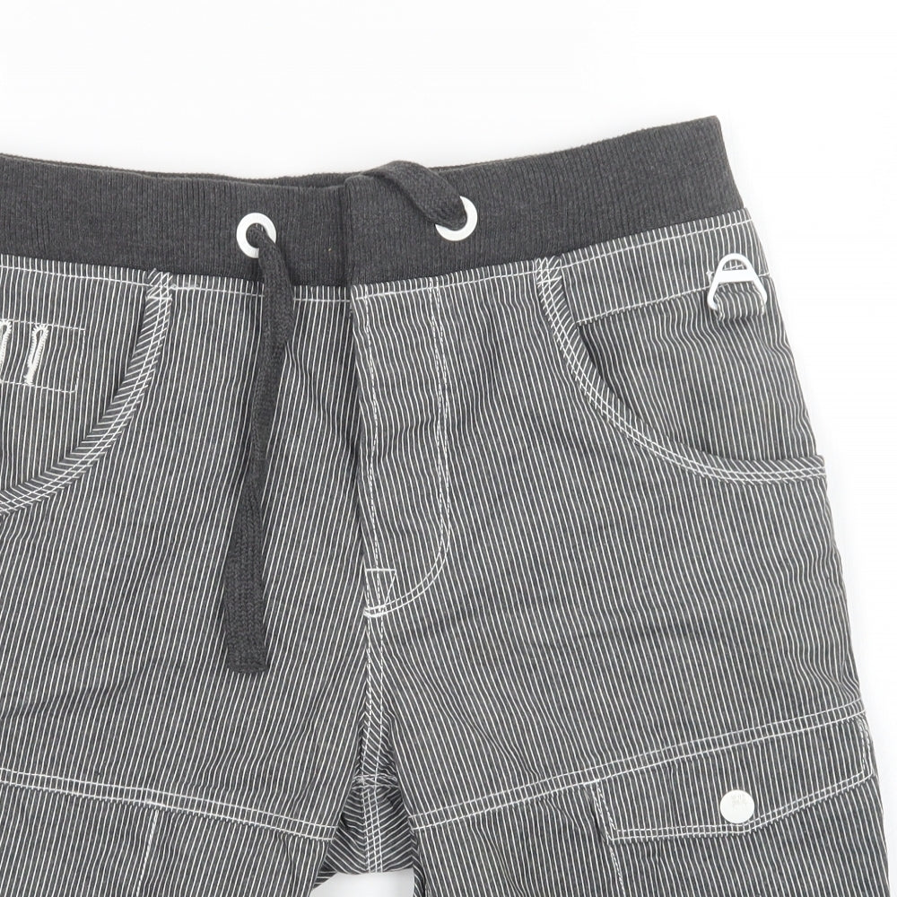 NEXT Mens Multicoloured Striped  Cargo Shorts Size 32