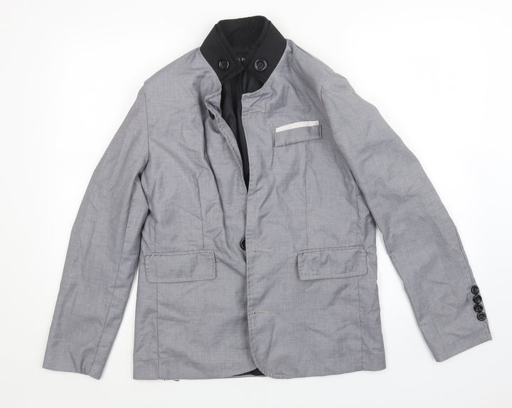 Preworn Mens Grey   Jacket Blazer Size M
