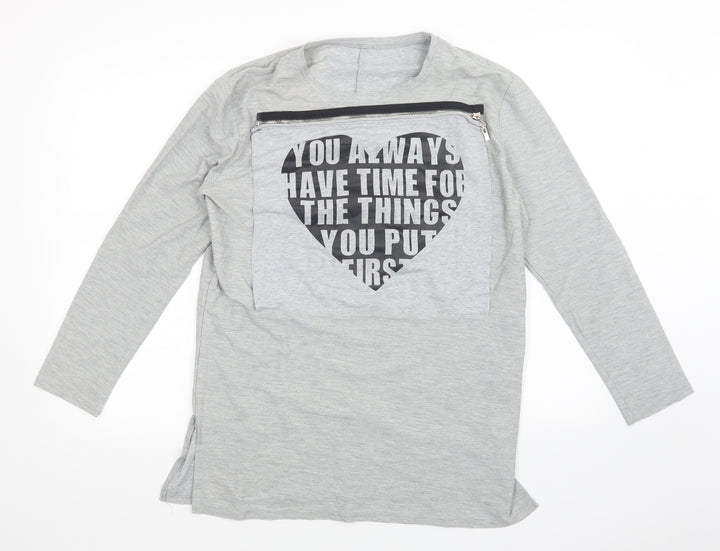 TU Womens Grey Pullover Jumper