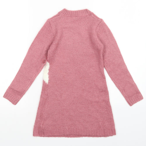 Lupilu Girls Pink   Jumper Dress  Size 4-5 Years