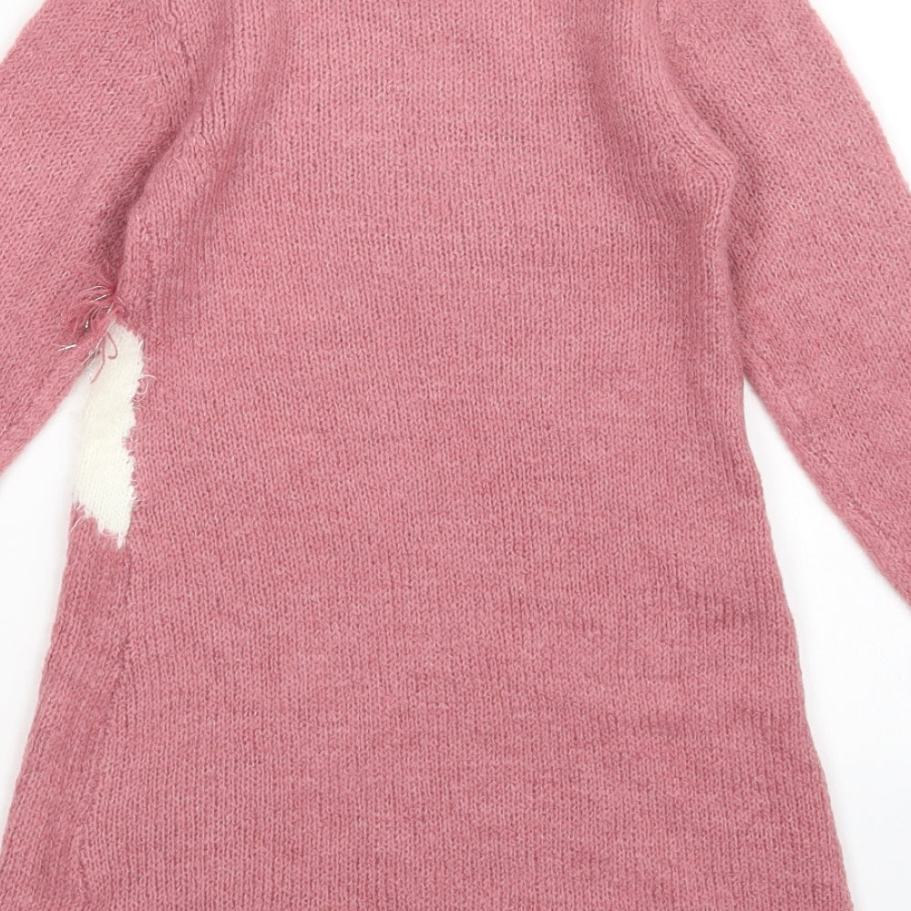 Lupilu Girls Pink   Jumper Dress  Size 4-5 Years