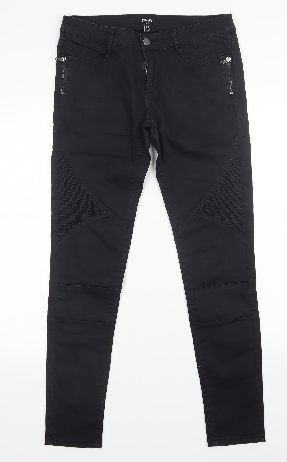 Jennyfer Womens Black   Skinny Jeans Size 10 L29 in
