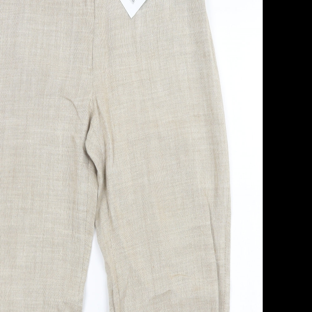 Prerworn Womens Beige   Trousers  Size 12 L27 in