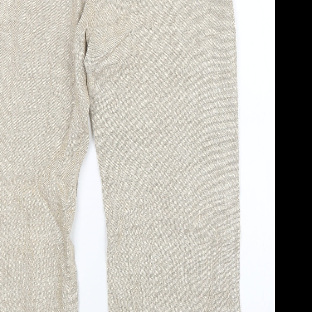 Prerworn Womens Beige   Trousers  Size 12 L27 in