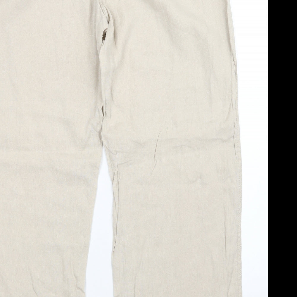 Atmosphere Womens Beige   Trousers  Size 16 L30 in