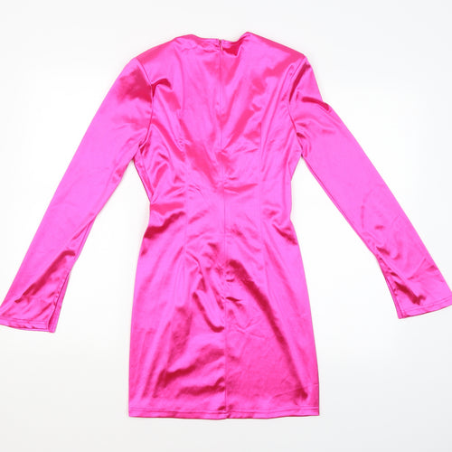 Misspap Womens Pink   Slip Dress  Size 8
