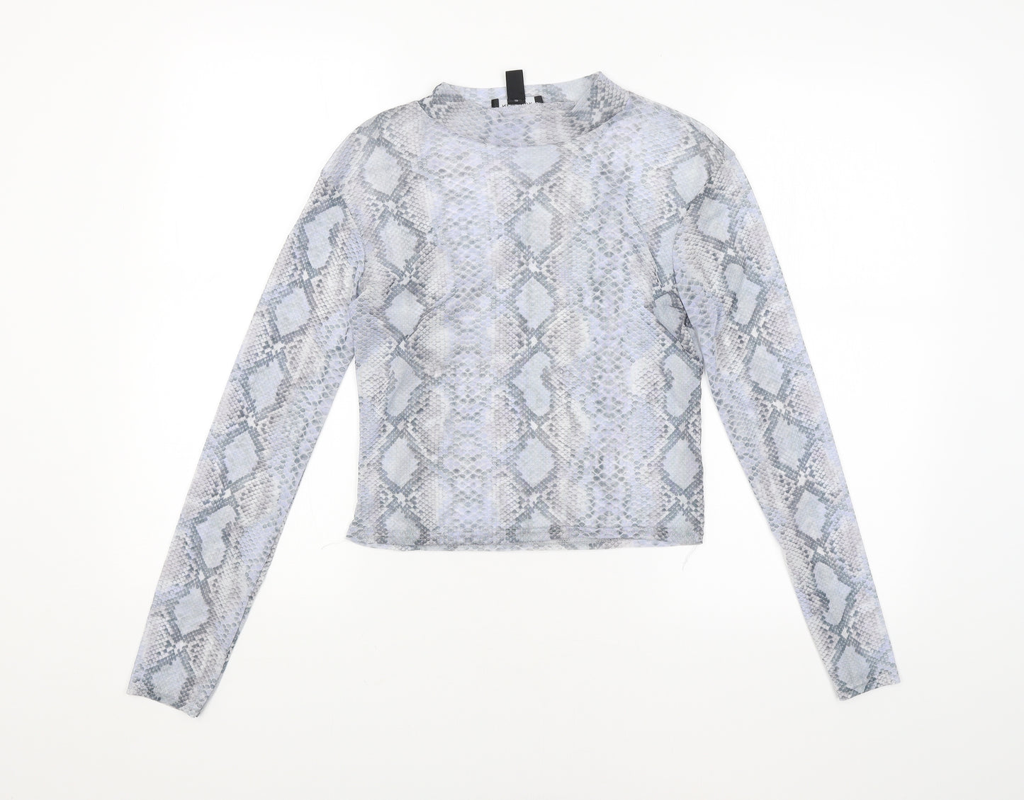 New Look Womens Multicoloured Animal Print  Basic Blouse Size 12